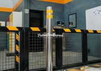 Bollard Stainless Steel Untuk PT. Blue Bird Jakarta 